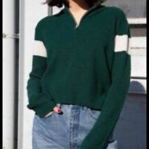 🌸 Brandy Melville Green Casey Sweater